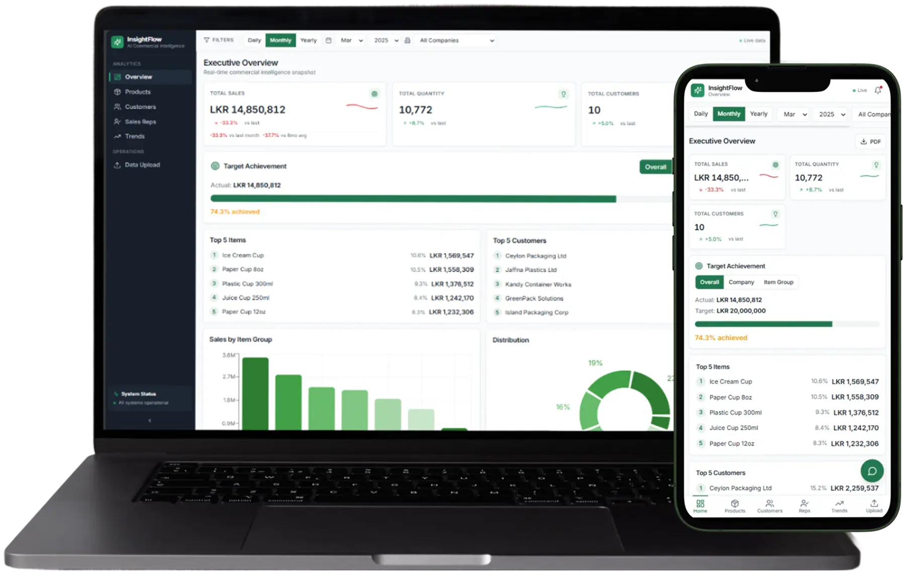 Sales Data Monitoring System